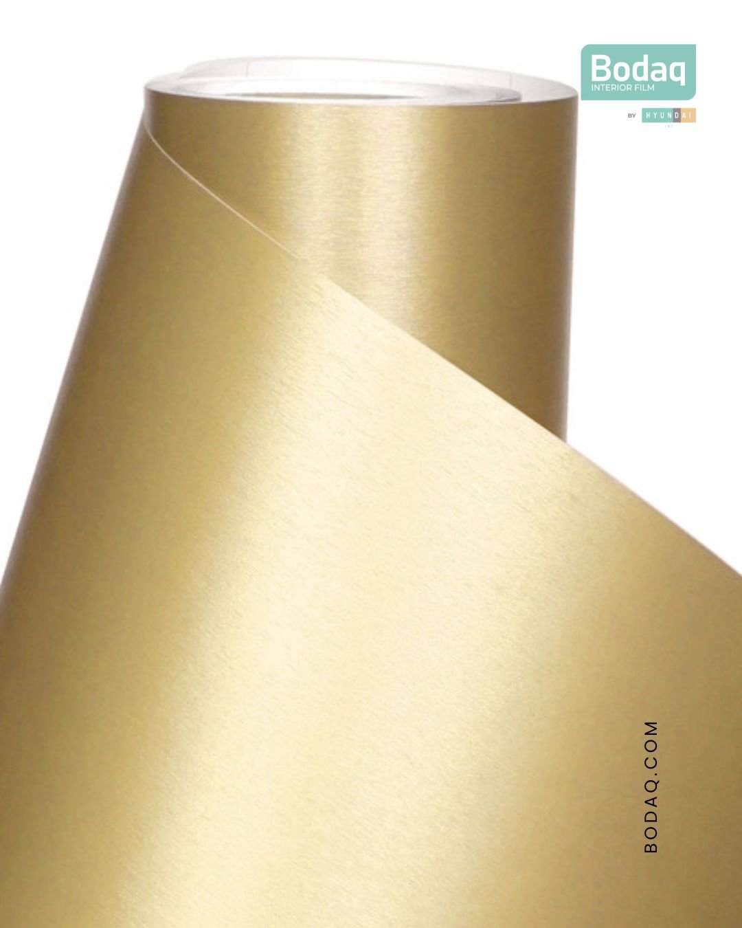 RM007 Real Gold Interior Film - Metal Collection 3 RM007 Vertical Roll