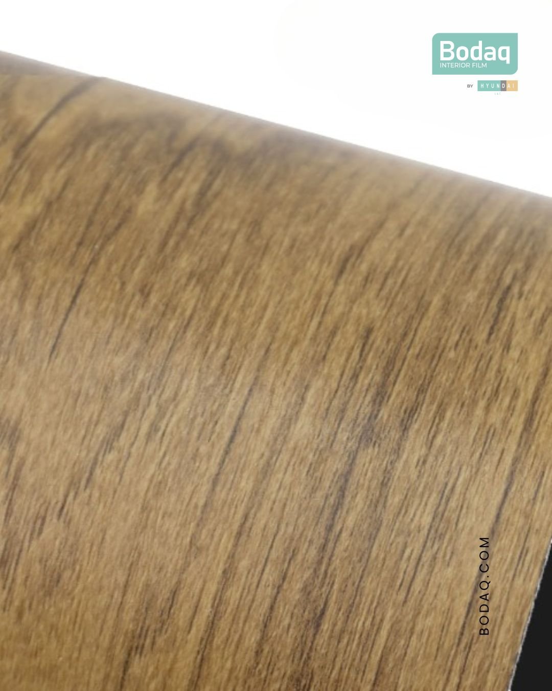 W141 Rich Walnut Medium Wood Interior Film - Standard Wood Collection 2 W141 Roll Close-up
