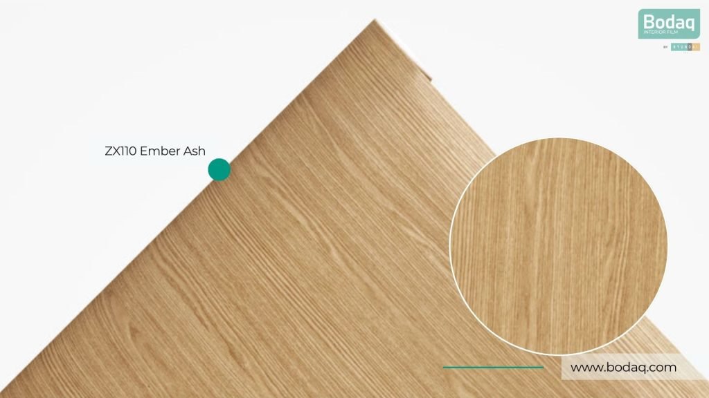 ZX110 Ember Ash Interior Film - Rich Wood Collection 9 ZX110 Close-up and Zoom-in