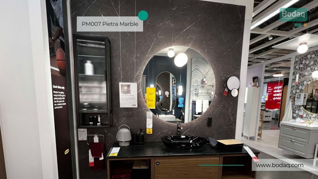 PM007 in the furniture store showroom