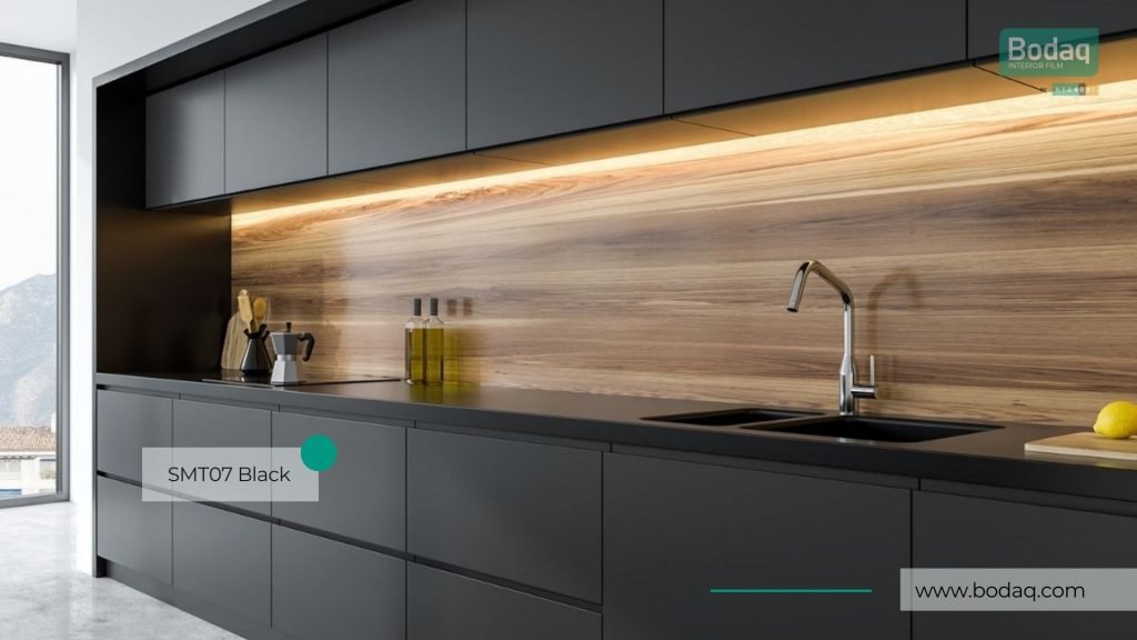 SMT07 Black Super Matte - Super Matte Collection 9 SMT07 Black: Kitchen cabinets