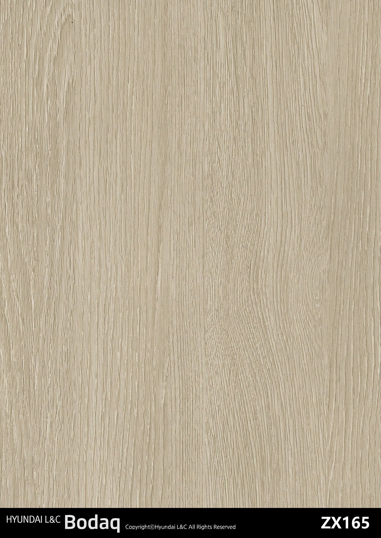 ZX165 Oatmeal Oak Film - Wood Collection 1 ZX165 (old Z858S) Oak Interior Film - Rich Wood Collection