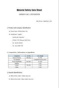 Bodaq Interior Film MSDS