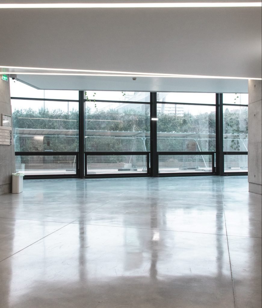 polished concrete flooring