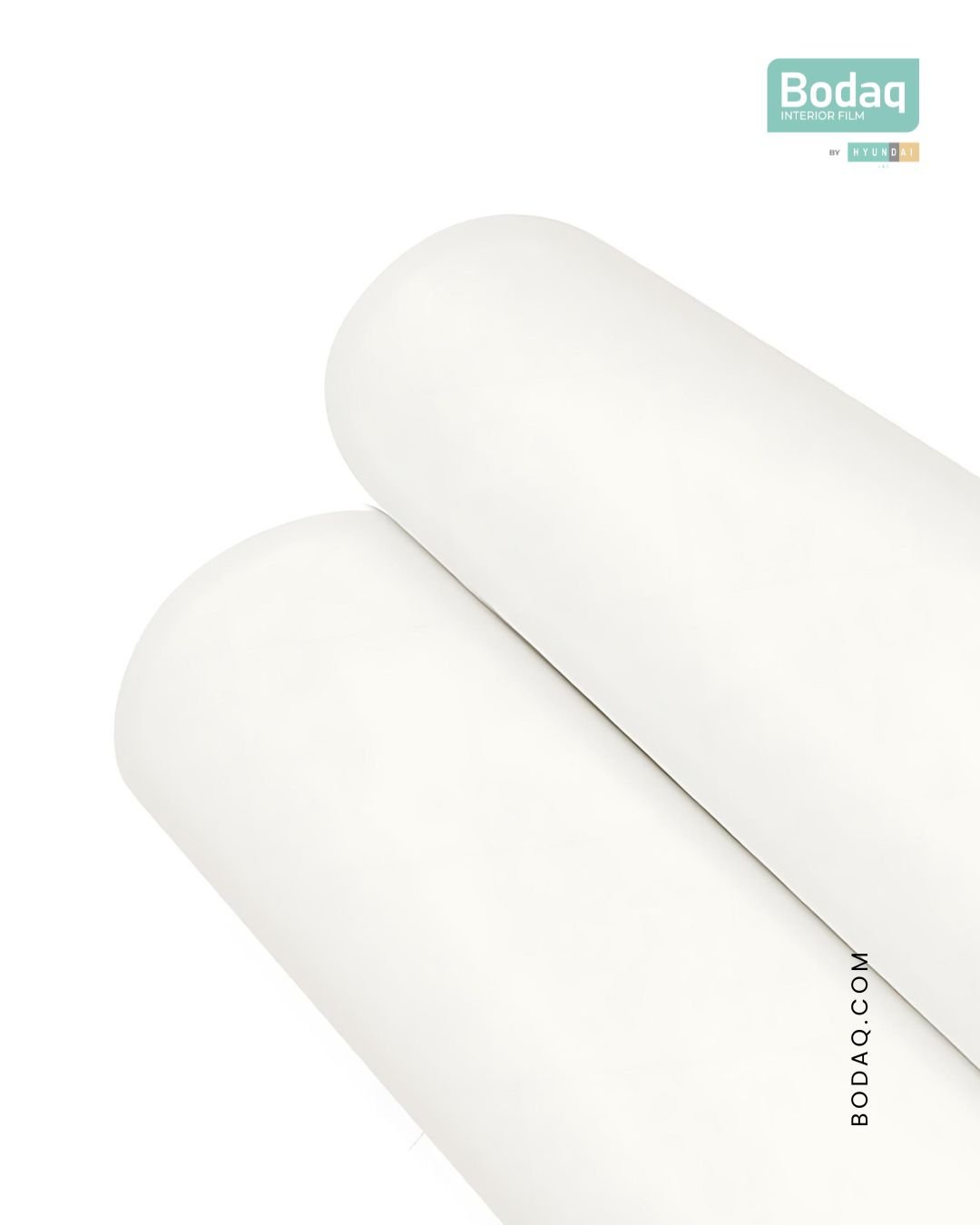 S243 White Smoke Interior Film - Solid Color Collection 4 S243 Rolls Closeup