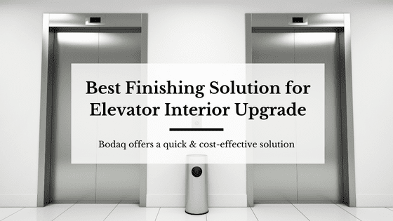 Best Finishing Solution for Elevator Interior Upgrade