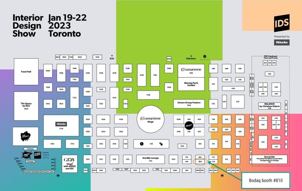 Bodaq booth #810 at the IDS Toronto 2023