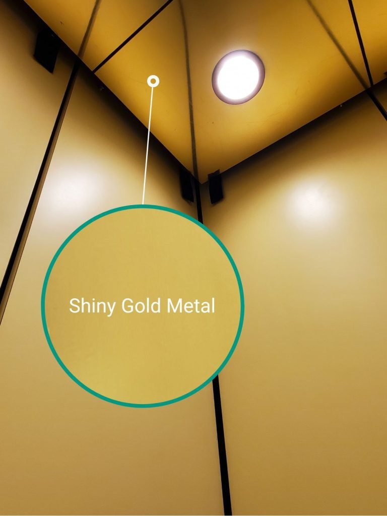 elevator ceiling refinishing