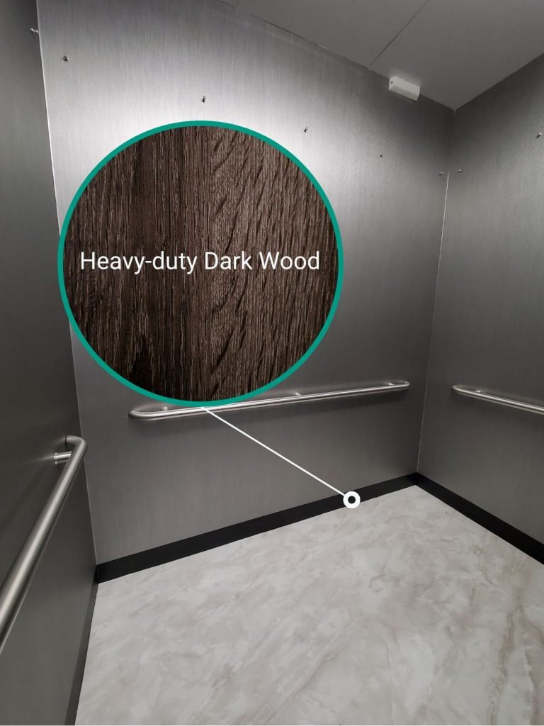 toekick elevator refinishing