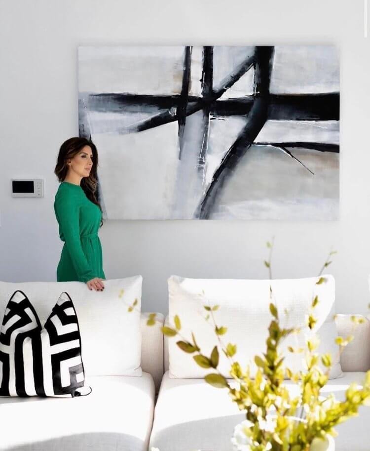 Commissioned artwork for the interior designer Kamelia