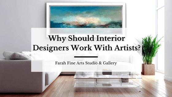Why should interior designers work with artists?
