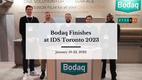 Elevator Refinishing Using BODAQ Interior Film 8 Bodaq at IDS Toronto 2023