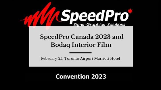 Bodaq at SpeedPro Canada Trade Show 2023