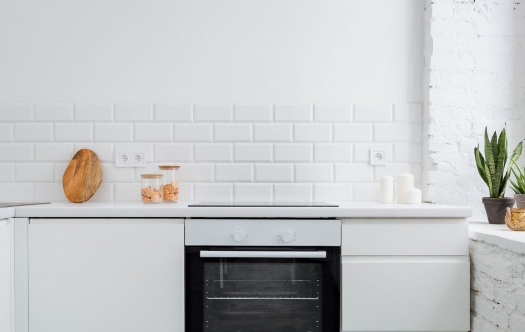 Paint small kitchen walls with light paint