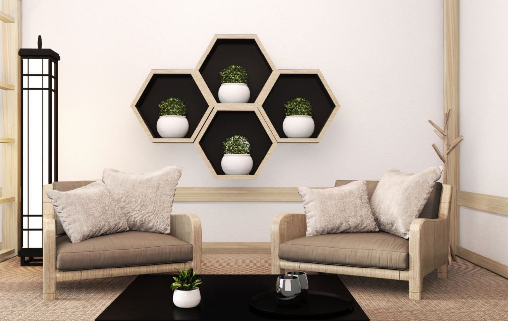 Japanese style color combinations: black and white