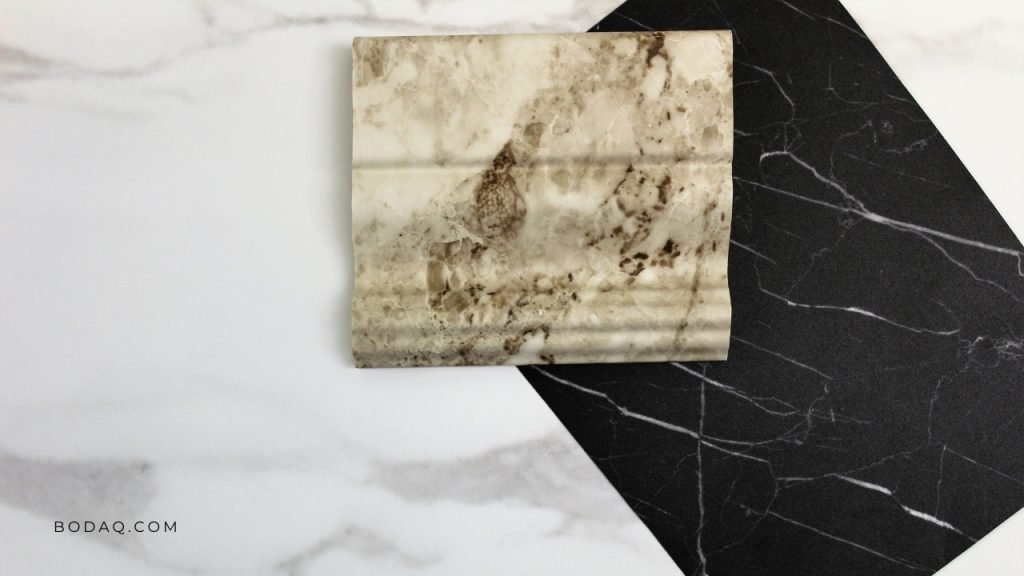 Kitchen countertop renovation without replacing: use Bodaq interior film