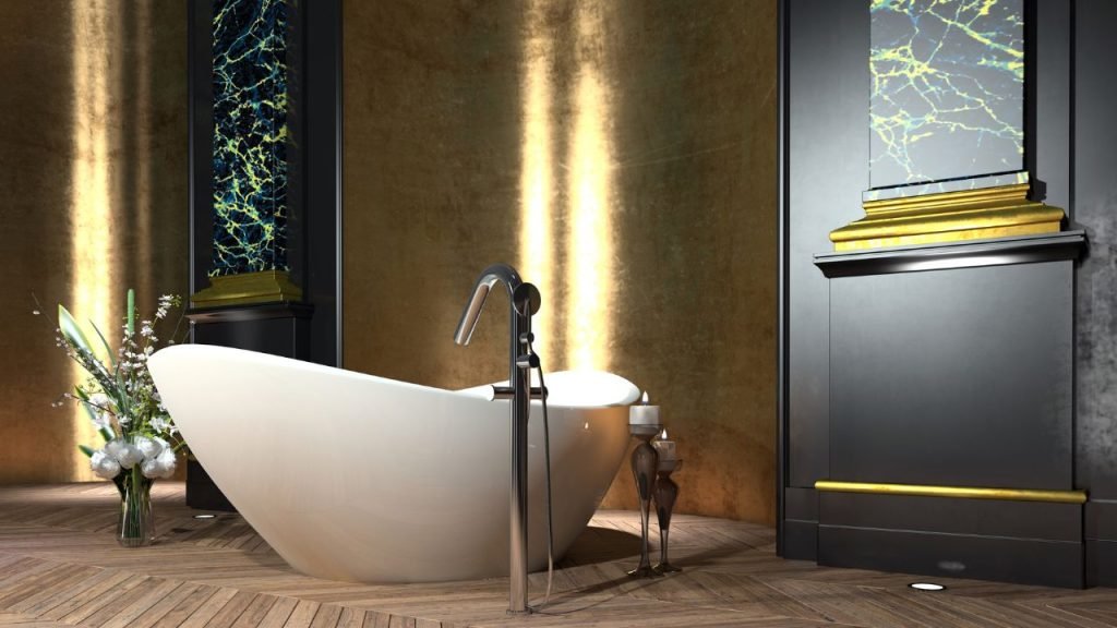 Wall paneling design ideas: bathroom