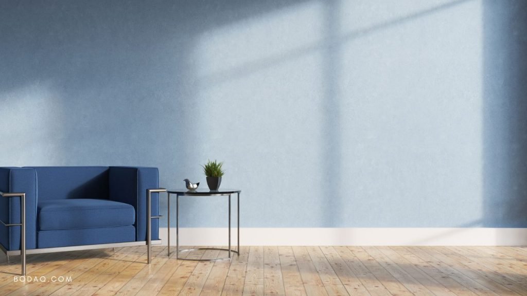 Blue gray color has a calming and soothing effect on people