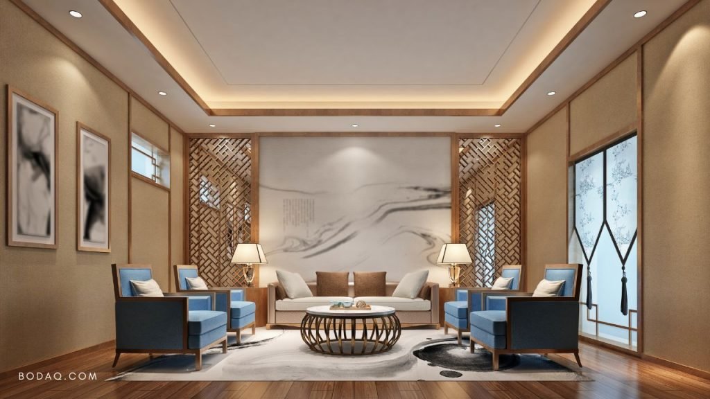 Futuristic design in the living room