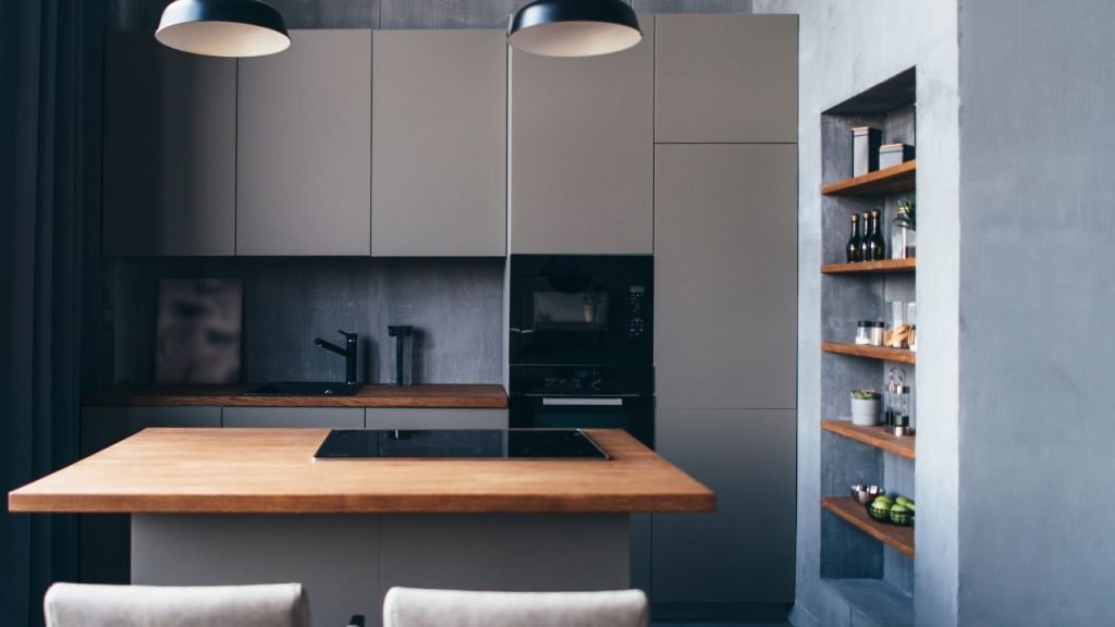 Multifunctional small kitchen island