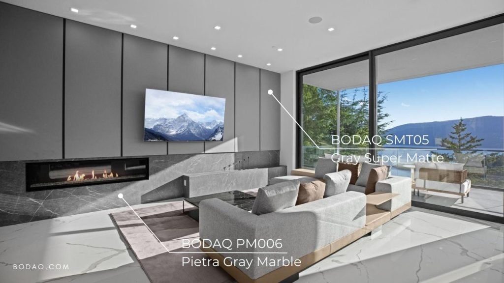 Architectural film as a wall and wall panels covering