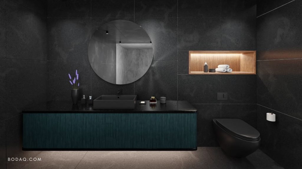 Futuristic bathroom design