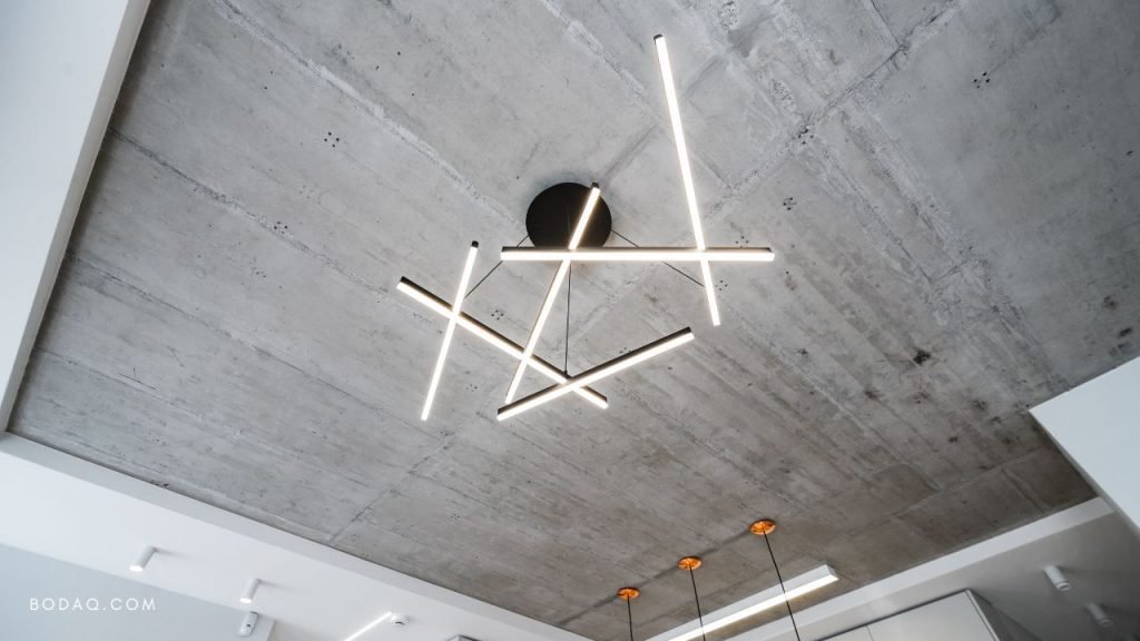 Unique lighting for a futuristic interior design