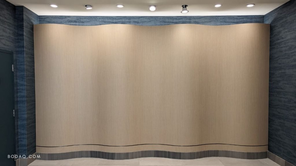 Wavy wall after refinishing with Bodaq Interior Film