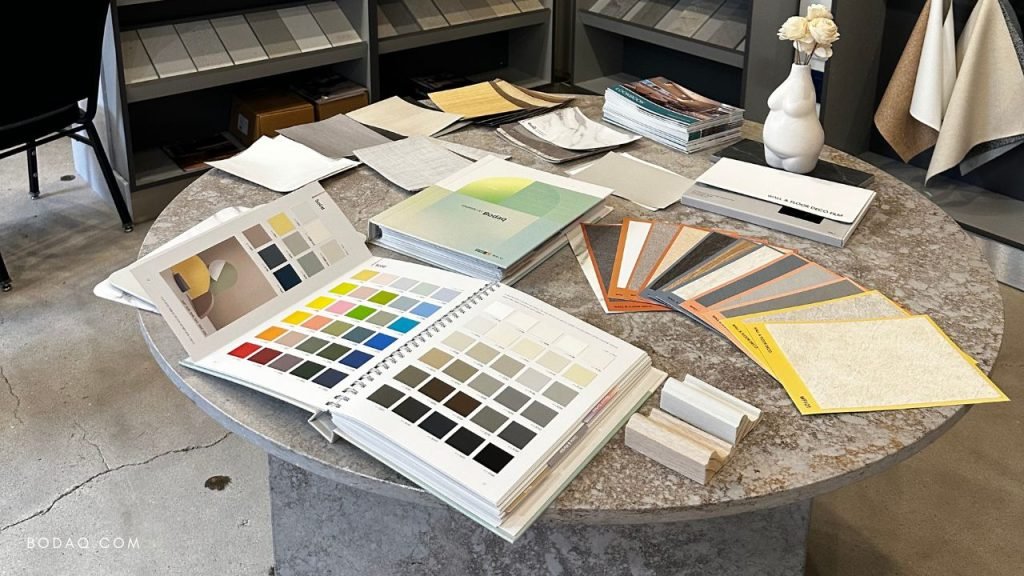 Marketing materials and samples for the knowledge session guests