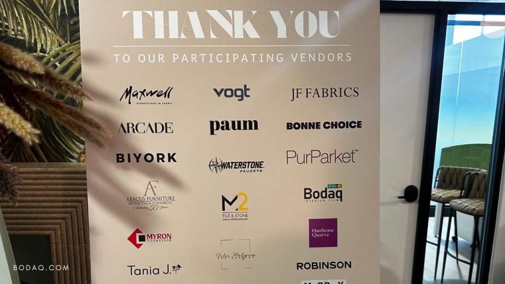 Bodaq Interior Film at Trends Trunk Show in Toronto