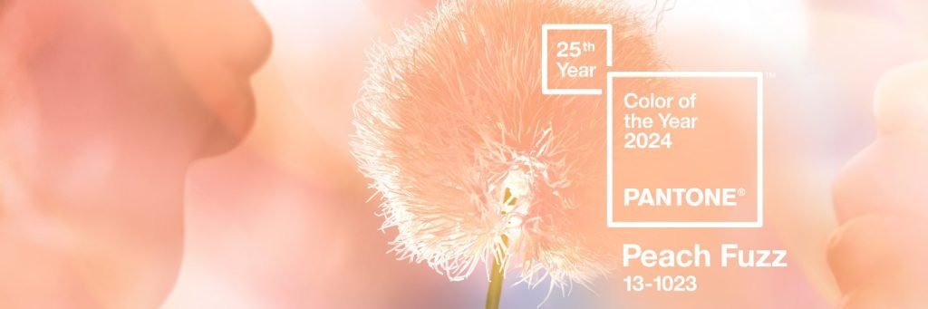 Pantone color of the year 2024 - Peach Fuzz