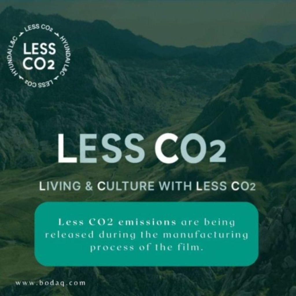 Low carbon footprint